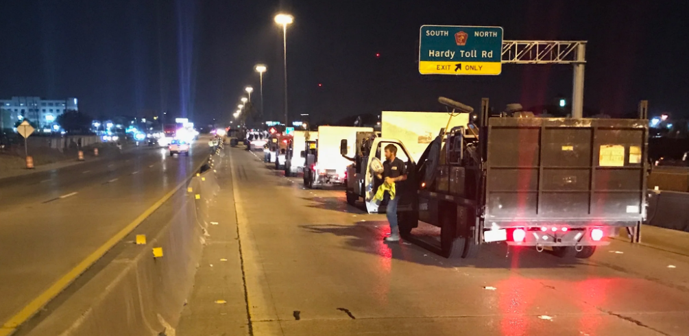 Bridge deck slab sawing — heavy civil concrete cutting (Photo 7)